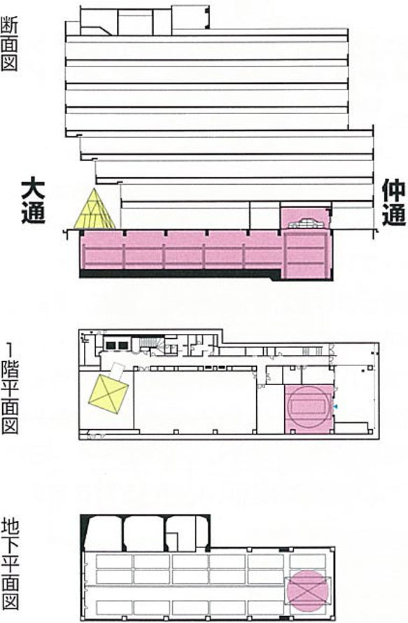 乗込階平面図